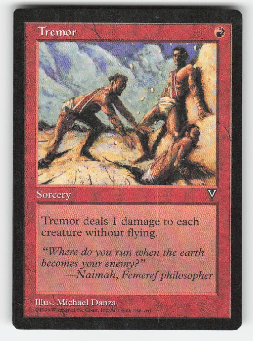 1997 Tremor Visions MTG