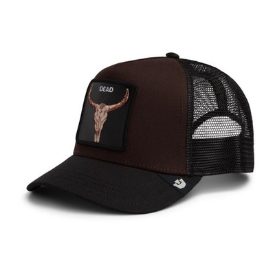 GOORIN BROS   TRUCKER CAP BASEBALL MESH SNAP KÄPPI KAPPE DEAD SKULL VOID