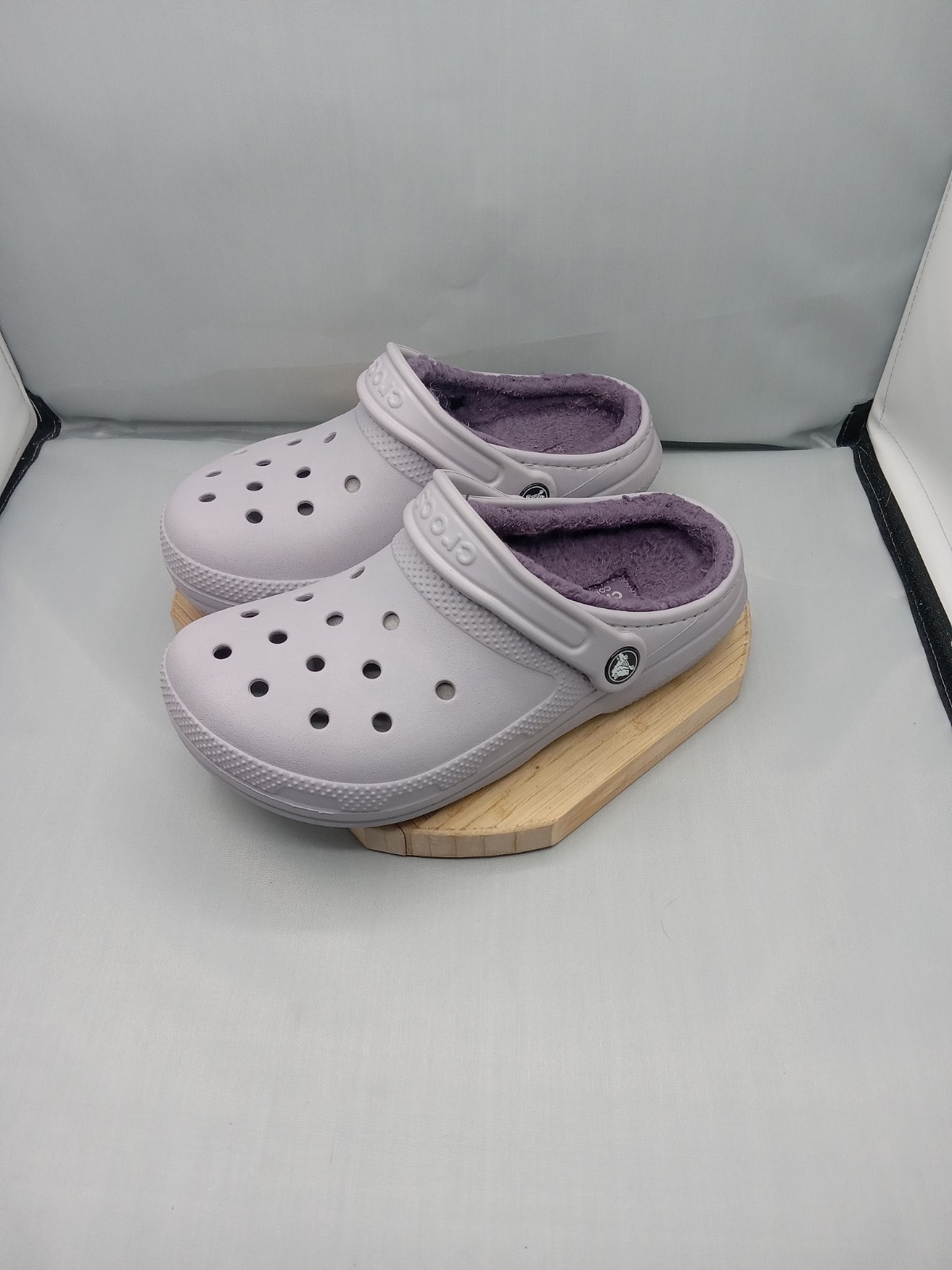 Crocs Classic Lined Clogs Lavender/Light Purple Size Mens 4 Womens 6 image 4