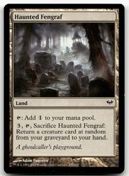 Haunted Fengraf 157/158 Common Dark Ascension MTG