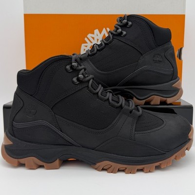 Men's Timberland  SIZE 11 Mt. Maddsen Mid Hiking Boots black full grain