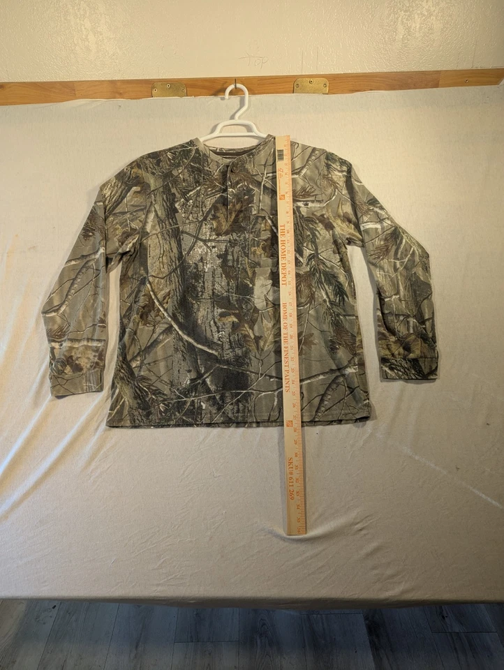 REAL TREE-L/G 42-44 Camo Pullover Long Sleeve Hunting Shirt - Image 4 of 4