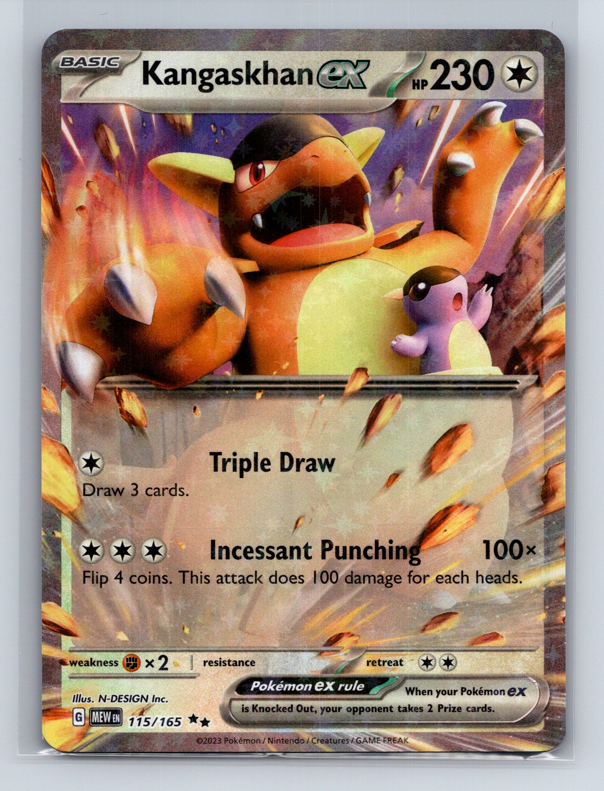 SV: Scarlet & Violet 151 #115/165 Kangaskhan ex