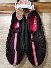 Speed Girls' Black Pink Water Shoes Size 11 Youth Water Sports Footwear