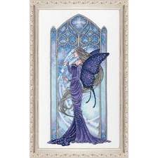 Dimensions® Wintertime Fairy Kit & Frame Counted Cross-Stitch Kit