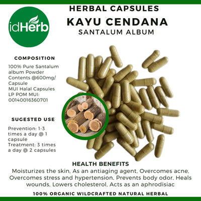 POWDER Sandalwood Bark White Sandal Tree Santalum Album Organic