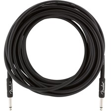 Fender Pro Series Instrument Cable 25 Feet Straight Black