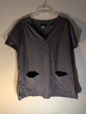 Koi Sapphire Scrub Top Gray Size XL Womens