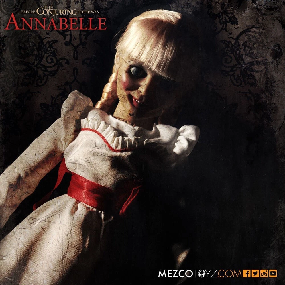  The Conjuring Annabelle Replica Doll Horror Display Figure 46cm 17y+