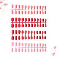 96 Pcs Diy-ManiküRe-ZubehöR NäGel KüNstlich KüNstliche FingernäGel