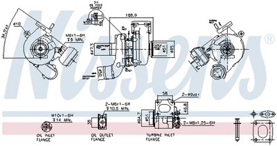 NISSENS 93104 Lader Aufladung für Fiat Alfa Romeo Lancia