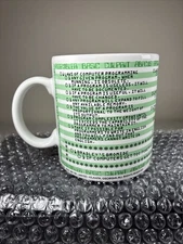 Coffee Mug 1980 Computer Programming Kenneth Grooms The Toscany Collection Japan
