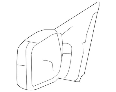 Genuine Ford Mirror Assembly - Rear View Outer 8L3Z-17683-BA