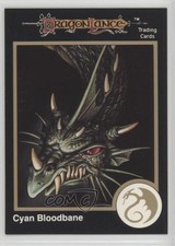 1991 TSR Advanced Dungeons & Dragons DragonLance Gold Cyan Bloodbane #210 af0