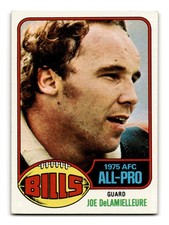 Joe DeLamielleure 1976 Topps #430 Buffalo Bills Near Mint NM
