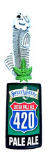 SWEET WATER - 420 PALE ALE - BEER TAP HANDLE (BONE FISH) RARE