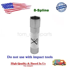 1pcs Single 65100 8-Spline Lug Nut Key Lock Tool Fits For Cars 13/16'' Hex New