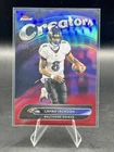 2025 Topps Finest Football Red Refractor Lamar Jackson #CR-3