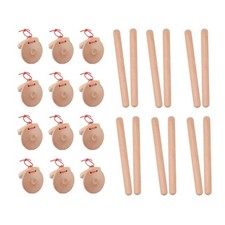 24 Pcs Musical Percussion Instrument Set  Musical Castanets Instrument and Mus...