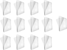 10Pcs Transparent Wall Mounted Replacement Sticky Pads for Kitchen Bathroom