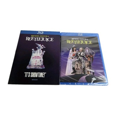 BEETLEJUICE (Blu-Ray) w/ Iconic Moments Slipcover Tim Burton NEW FACTORY SEALED 