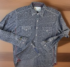 Robert Graham Shirt Paisley Print Long Sleeve Button Up 2-Pockets Men Sz M