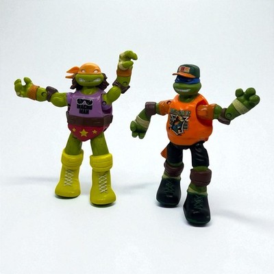 TMNT Figures - Michaelangelo [''Macho Man'' Randy Savage] + Leonardo [John Cena]