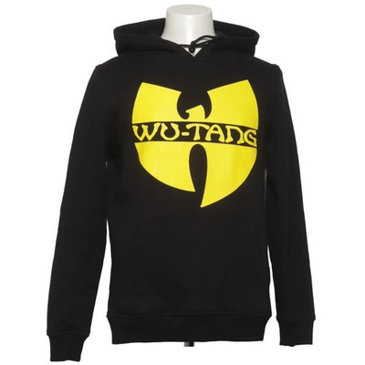 Wu Wear, Kapuzenpullover, Größe: M, Schwarz, Baumwolle/Polyester, Print #WYm
