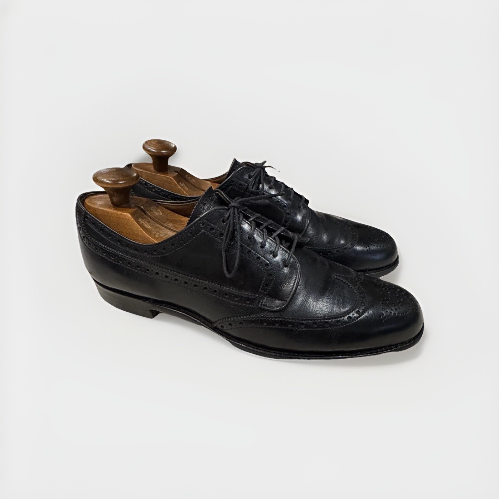 Alden 645 Black Calfskin Atom Blucher