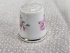 Vintage Porcelain Thimble Parbus W. Germany Floral Thumb size — photo 2