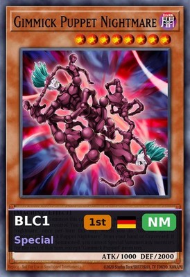 Gimmick-Marionette Albtraum BLC1-040 1st Edition NM DE Yu-Gi-Oh