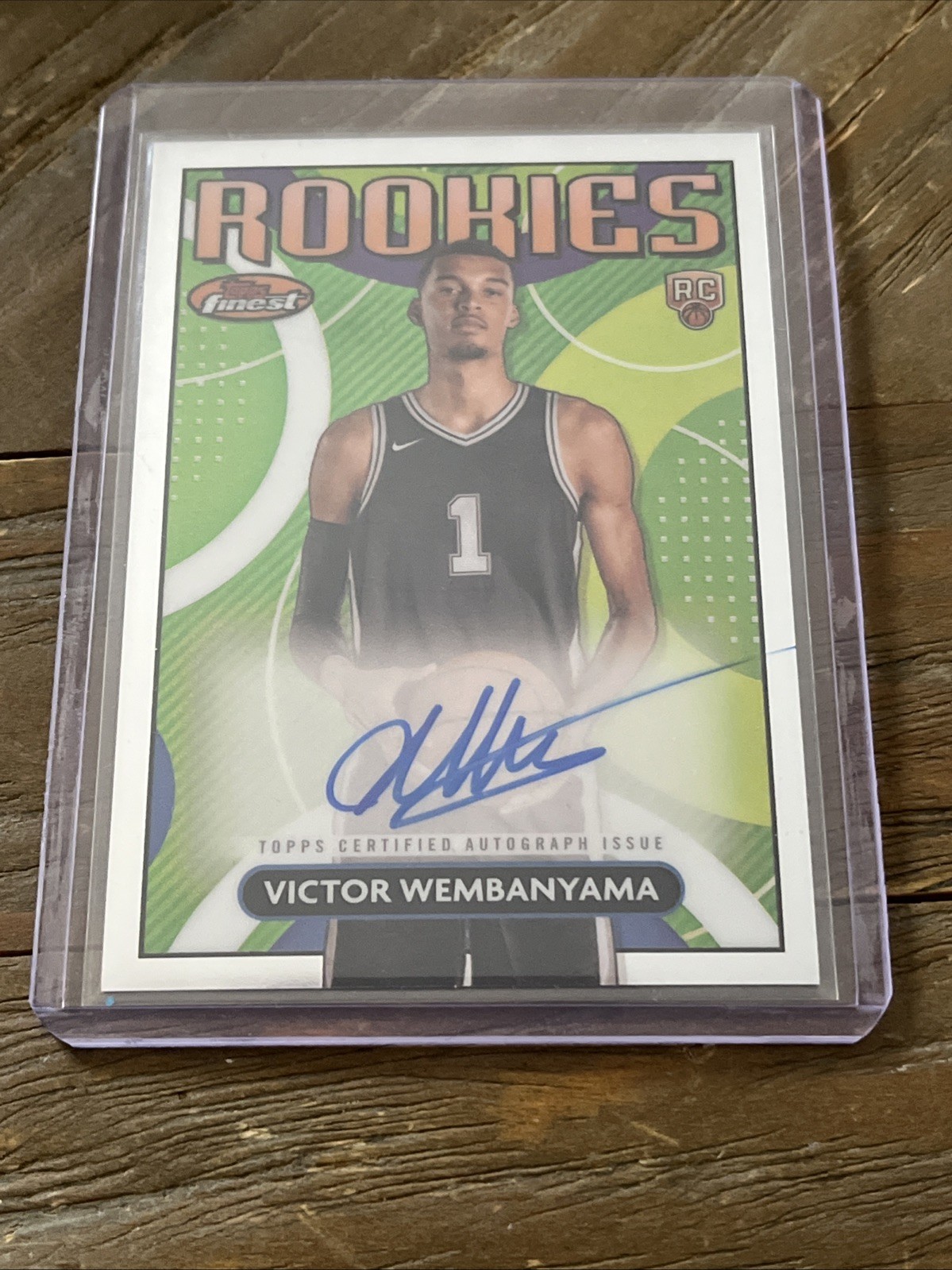 🏀2023-24 Topps Finest - Victor Wembanyama Rookie Auto RFA-VW🏀