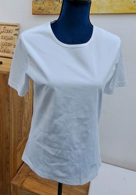 CRANE Sports Funktions Shirt Windproof Kurzarm Weiß Rundhals Gr. 42 wie neu