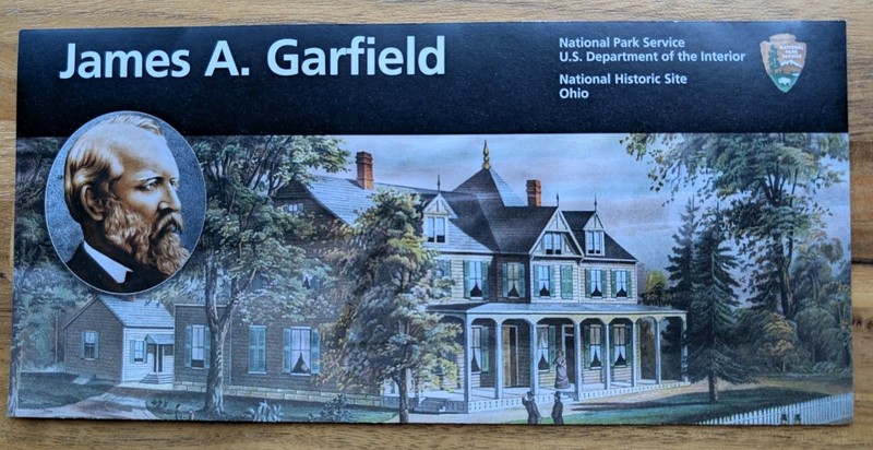 ++ JAMES A GARFIELD NATIONAL HISTORIC SITE OHIO  NPS Brochure PARK SERVICE NPS