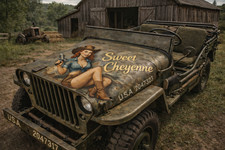 Photo 10x15 Jeep WWII Nose Art