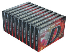 Lot of 10 new TDK audio cassettes Ref J-865