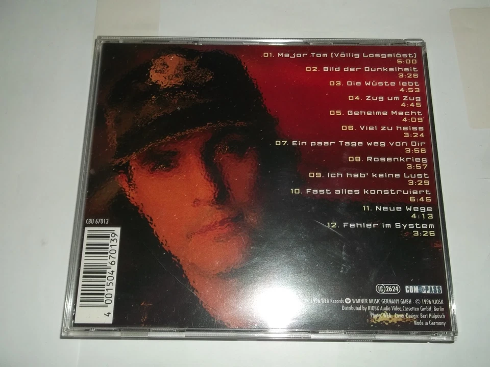 Peter Schilling - Major Tom - CD 1996 - Kratzerfrei                       LCD205 - Bild 2 von 3