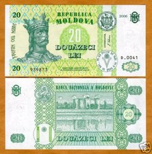 Moldova, 20 Lei, 2006, ex-USSR, P-13-New, UNC
