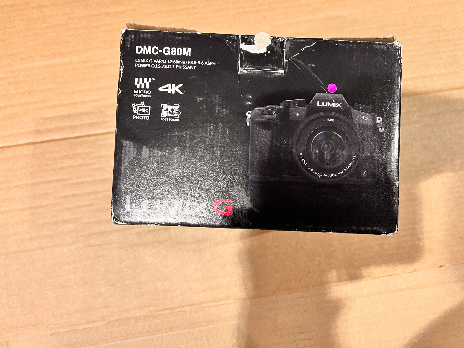 Camera Lumix G80m Panasonic Lumix G80 Kit 12-60mm OIS Nero