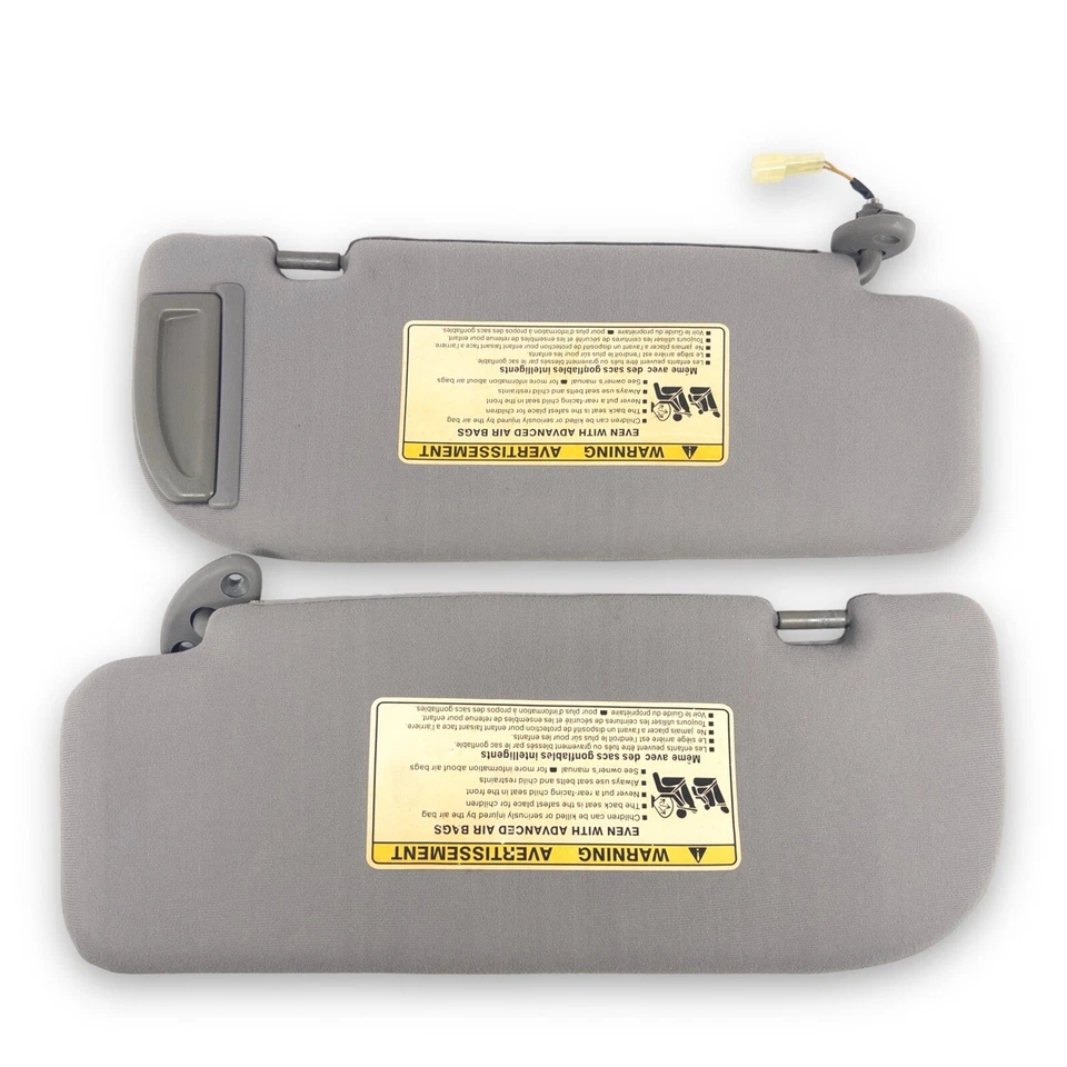 Juego de pares de parasoles laterales para conductor y pasajero Suzuki Verona 2004-2006 tela gris Foto 3 de 4