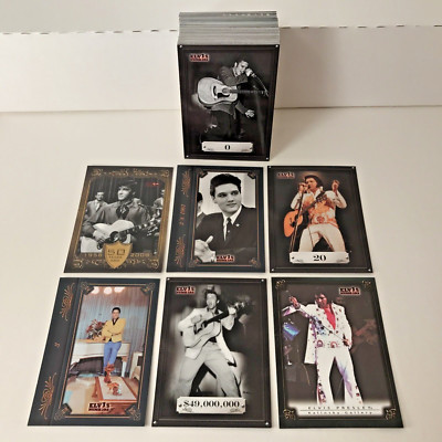 ELVIS PRESLEY ELVIS BY THE NUMBERS (PRESS PASS 2008) COMPLETE CARD