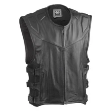 HIGHWAY 21 MOTORCYCLE VEST / BLOCKADE VEST / BLACK / MEN S SIZE XL