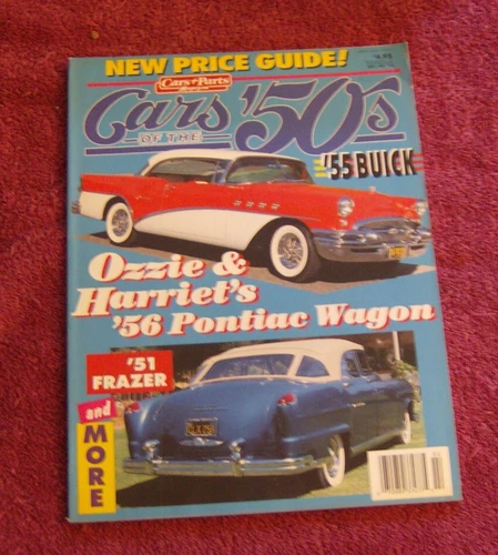 NOS UNREAD! OZZIE & HARRIET'S 1956 PONTIAC CARS & PARTS  KF CONVERT 4DR 55 BUICK