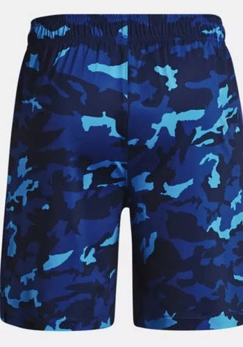 Under Armour Men's Tech 9" Vent Blue Camo Printed Shorts.Size: Men's Small - Picture 4 of 7