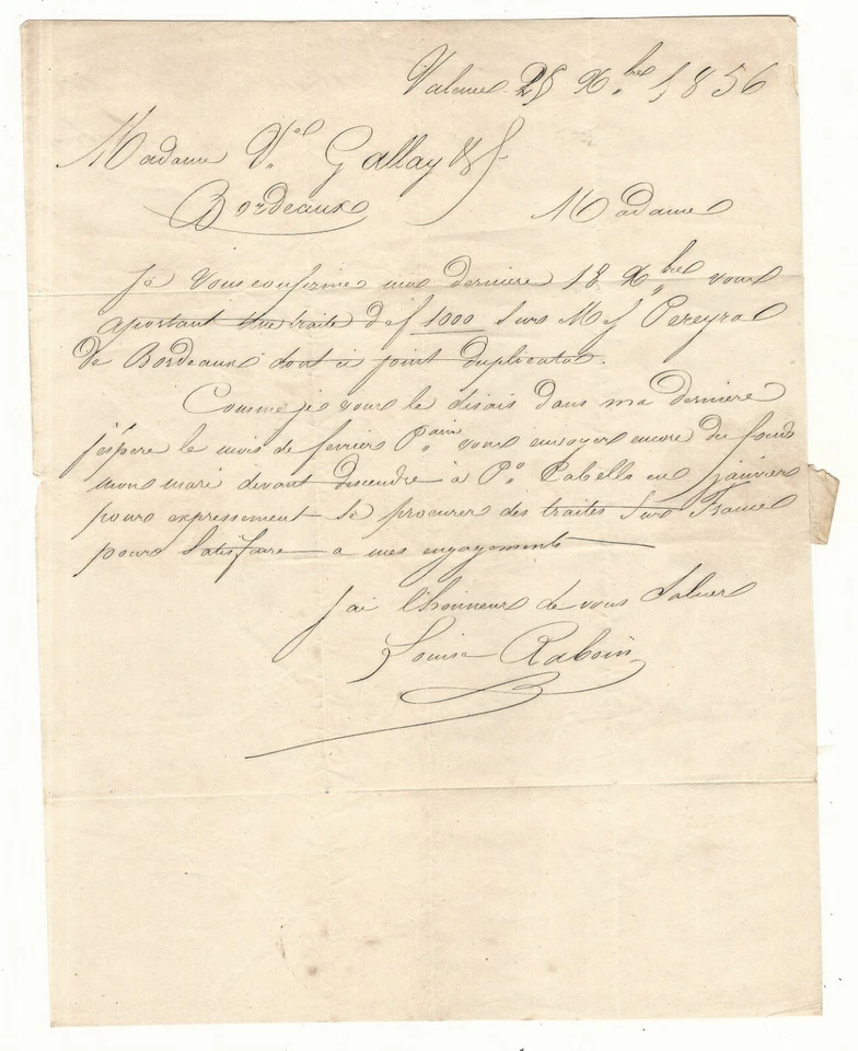 Venezuela: 1856; special cover Cancelador Numeral 2 +"Valencia-Caracas", EBV614 - Image 2 of 2