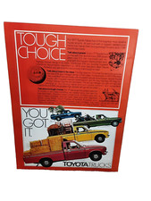 Vintage 1977 Print Ad Toyota Trucks You Got It A Tough Choice Original 1970s