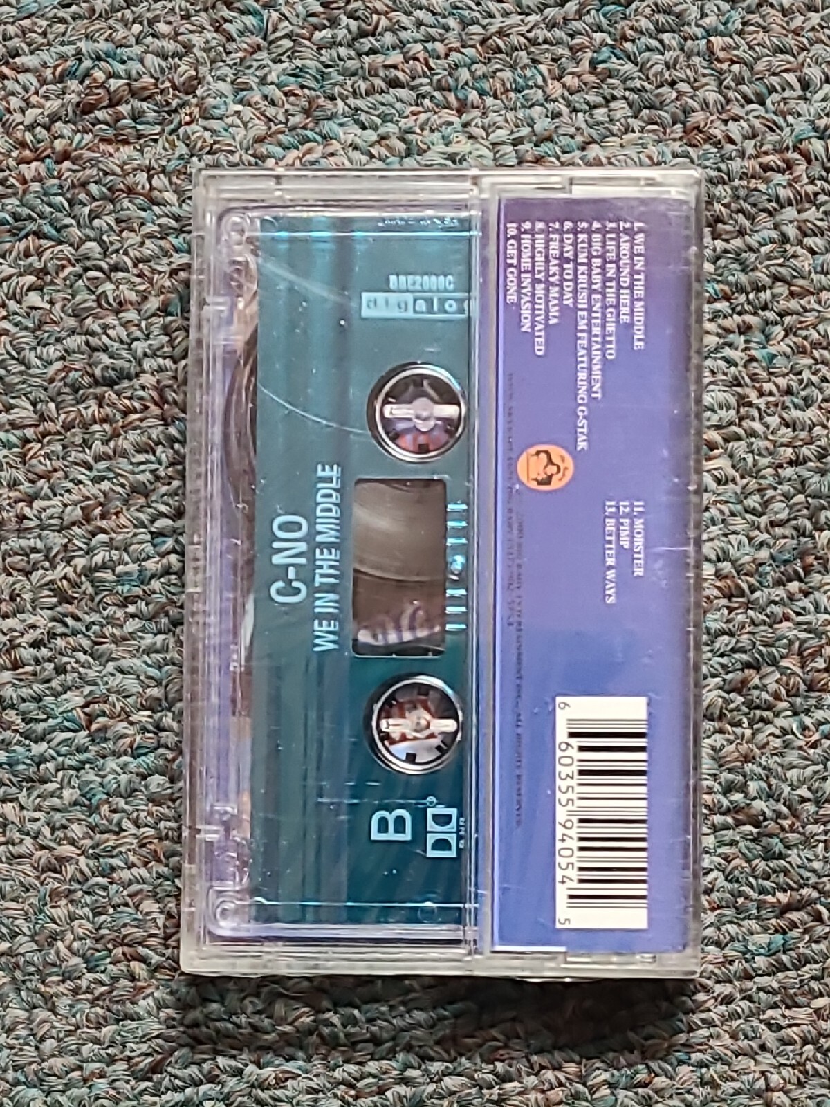 C-NO - We In The Middle SEALED Cassette - rare turquoise shell (see photo) ca10