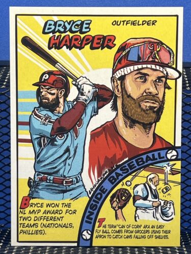 2023 Topps Archives BRYCE HARPER Phillies 1979 Baseball Comics Insert
