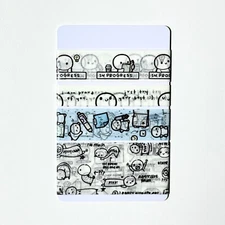 TCMC The Coffee Monsterz Co 2025 Q1 Sub Helens Sketchbook In Progress Washi Tape