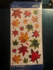 Sticko Classic Vellum stickers MAPLE LEAVES Fall theme